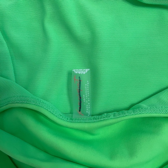 Free People Lime Green Romper - Picture 3 of 9